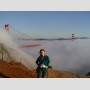 San Francisco - The fog rolling in at the Golden Gate Bridge